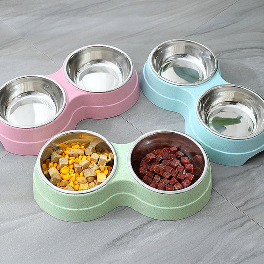 LuckyPaws - Doppelter Futter-/Wassernapf