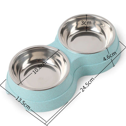 LuckyPaws - Doppelter Futter-/Wassernapf