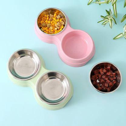 LuckyPaws - Doppelter Futter-/Wassernapf